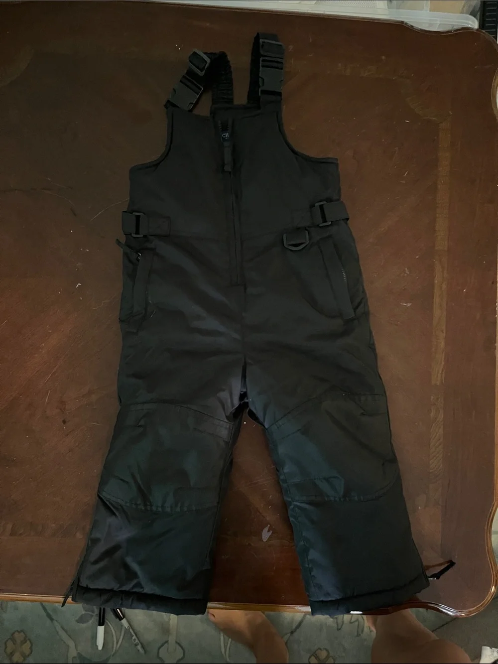 Cherokee Black Kids Snow Bib Overalls